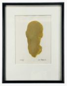 KHALED 'KARL' GHATTAS (Egyptian-British, 1958-2007) monotype - 'Head of Dino', entitled verso on