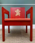 1969 PRINCE OF WALES INVESTITURE CHAIR, designed by Lord Snowdon and manufactured by Welsh Remploy