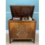 McMICHAEL ALL ELECTRIC RADIO GRAMMOPHONE, in walnut cabinet, fitted BSR Monarch 33/78 RPM