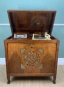 McMICHAEL ALL ELECTRIC RADIO GRAMMOPHONE, in walnut cabinet, fitted BSR Monarch 33/78 RPM