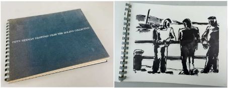 JOSEF HERMAN OBE RA (1911-2000) ring bound copy book - entitled '50 Herman Drawings from the
