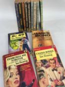 FLEMING (IAN). A set of 13 James Bond novels, from Casino Royale to The Man with the Golden Gun, Pan