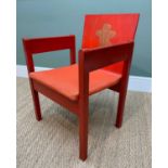 1969 PRINCE OF WALES INVESTITURE CHAIR, designed by Lord Snowdon and manufactured by Welsh Remploy