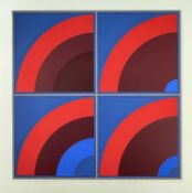 GORDON HOUSE (Welsh, 1932-2004) limited edition (50/75) print - four section geometric design