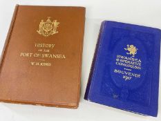 A VOLUME OF 'HISTORY OF THE PORT OF SWANSEA by William Henry Jones, W Spurrell & Son, 1922',