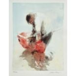 ‡ WILLIAM SELWYN (b.1933) limited edition (30/195) colour print - lobster man, signed fully in