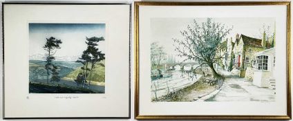 ‡ GORDON MILES (b.1947) limited edition (149/150) colour engraving - entitled verso and on mount '