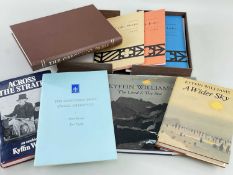BOOKS INCLUDING THREE BY SIR KYFFIN WILLIAMS comprising 'A Wider Sky', 'Across the Straits' and 'The