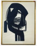 CECIL EDWIN FRANS SKOTNES (South African, 1926-2009) AP1 woodcut - Abstract Head, signed in
