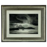ALUN DAVIES (Welsh Contemporary) watercolour - entitled 'Storm yn Crynhoi', signed, 20 x