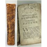 LATE 17TH CENTURY / EARLY 18TH CENTURY VOLUME OF THE HISTORY OF WALES the full title being 'The