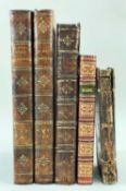 FIVE WELSH RELATED ANTIQUARIAN BOOKS comprising (1) William Baxter (of Montgomeryshire, 1650-