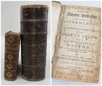 RICHARD MORRIS / MORYS PREPARED WELSH BIBLE dated 1746, printed by Joseph Bentham, Cambridge (Caer-