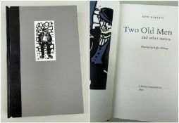 DR KATE ROBERTS 'TWO OLD MEN' & SIR KYFFIN WILLIAMS RA Gregynog limited edition (216/265) volume