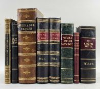 GOOD GROUP OF WALES RELATED ANTIQUARIAN BOOKS each with good bindings, including Amy Dillwyn’s novel