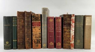 GROUP OF WELSH HISTORY ANTIQUARIAN BOOKS including ‘Topographical Dictionary of Wales’, ‘Annals of