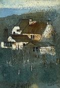 ‡ RAY EVANS watercolour - 'Hampshire Farm', signed and dated 1972 with Mall Gallery versoDimensions: