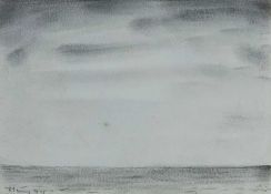 ‡ LAURENCE STEPHEN LOWRY RBA RA pencil on paper - 'Seascape - Low (Tide) / Sea', signed and dated