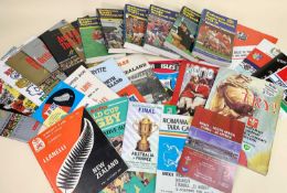 GOOD LARGE GROUP OF RUGBY UNION PROGRAMMES & EPHEMERA INCLUDING BRITISH LIONS (BL) includes 6 x