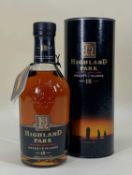 HIGHLAND PARK 18yo Orkney Islands Single Malt Whisky 70cl 43% (1) Comments; original cardboard