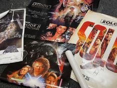 STAR WARS POSTERS, comprising 'Revenge of the Sith' one sheet, 'Solo' one sheet, Episode 1, 84 x