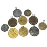 GROUP OF INTERESTING FAR-EAST SPORTING MEDALS 1930s, mostly relating to Tientsin (Tanjin)