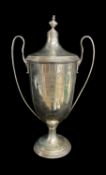 WELSH MOTORING INTEREST: GEORGE V SILVER RACING TROPHY CUP, Mappin & Webb, London 1919, South