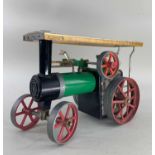 MAMOD TE1A STEAM TRACTOR WITH BURNER, unboxed Comments: reasonably good condition, dusty from