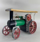 MAMOD TE1A STEAM TRACTOR WITH BURNER, unboxed Comments: reasonably good condition, dusty from