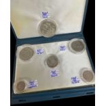 EDWARD VII 1902 BELIEVED PROOF SET, comprising Crown, Half Crown, Florin, 2 x Shilling, Sixpence and
