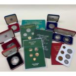 ROYAL MINT PROOF SETS & COMMEMORATIVE COINS, to include proof coin set East Caribbean currency