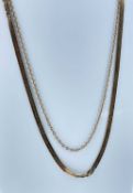 TWO 9CT GOLD CHAINS, 5.4gms gross (2) Provenance: private collection Swansea, consigned via our
