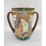 ROYAL DOULTON LOVING CUP, commemorating the Coronation of Edward VIII, limited edition 351/2000,