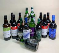 SELECTION OF FORTIFIED WINE including six litres of Tesco 'own label' Cream Sherry, one litre of