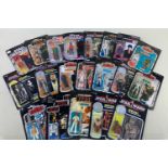 ASSORTED STAR WARS ACTION FIGURES, in re-carded packs (20) Comments: inspection advised, sold as