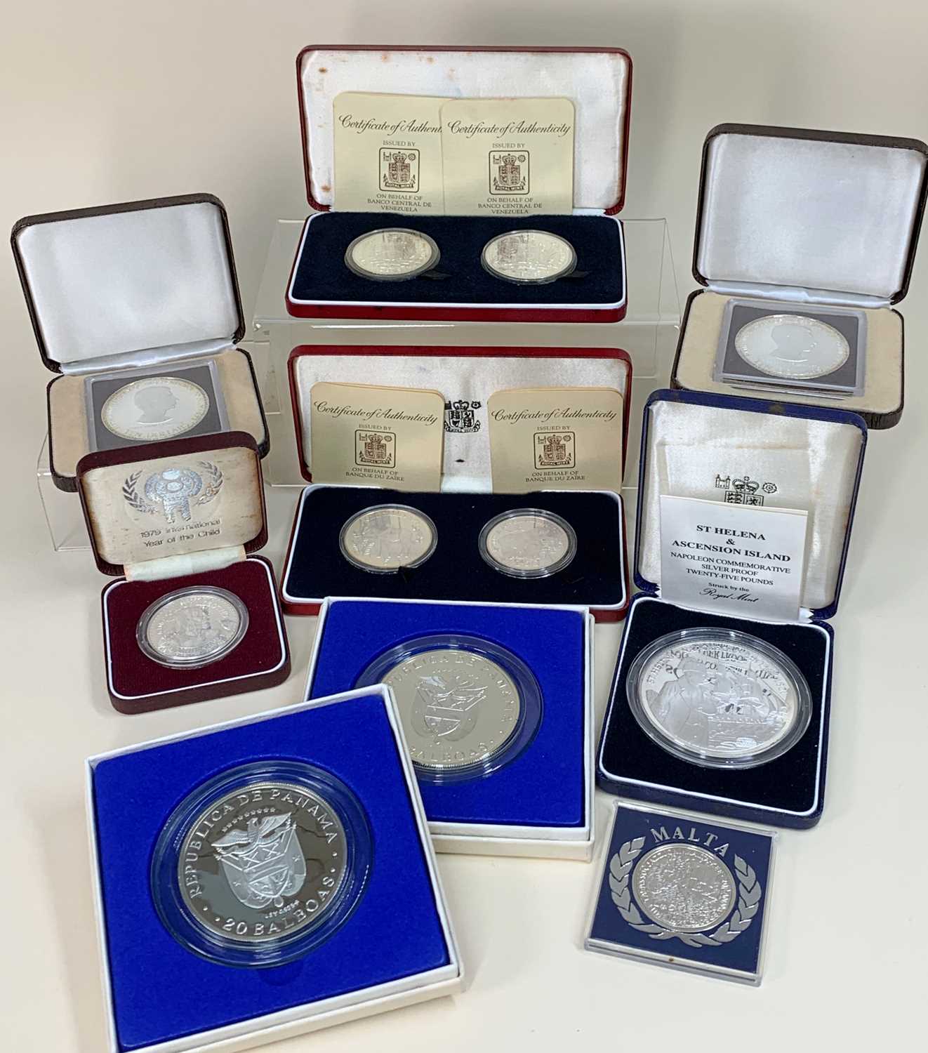 ASSORTED MAINLY SILVER COINAGE comprising boxed Royal Mint St Helena & Ascension Island Napoleon - Image 2 of 2