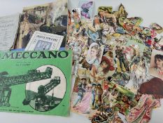 ASSORTED VICTORIAN SCRAPS & CUT-OUTS, some embossed and colour lithographed, together with