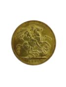 VICTORIAN GOLD SOVEREIGN, 1887, Jubilee head, 8.0gms Provenance: private collection Pembrokeshire by