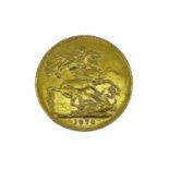 VICTORIAN GOLD SOVEREIGN, 1878, young head, 7.9gms Provenance: private collection Pembrokeshire by