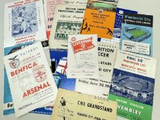 INTERESTING GROUP OF CLUB FOOTBALL (SOCCER) PROGRAMMES including Liverpool v Everton 30/10/1957 '