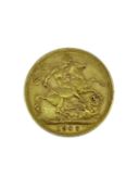 EDWARD VII GOLD SOVEREIGN, 1906, 7.9gms Provenance: private collection Carmarthenshire, consigned