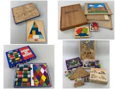 ASSORTED MODERN PICTURE JIGSAW PUZZLES ETC., including Monkey puzzle and House of cards (17)