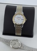 RAYMOND WEIL GENEVE DRESS WATCH in original box and outer box with booklets, together with a