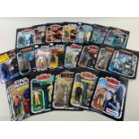 ASSORTED STAR WARS ACTION FIGURES, in re-carded packs (20) Comments: inspection advised, sold as