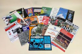 VARIOUS CLUB FOOTBALL PROGRAMMES INCLUDING FA CUP FINALS (80s/90s) & WELSH RELATED including Welsh