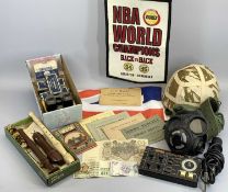 ECLECTIC PARCEL - to include militaria, ephemera, Sawyers Viewmaster with cards, currency, ETC