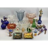 MARY GREGORY, Art, paperweights, shisha pipe and other items