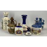MARITIME RELATED DECANTERS & JUGS - sealed Seton Pottery Lamb's 100cl Navy Rum, Pusser's Ltd "The