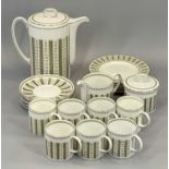 SUSIE COOPER 'PERSIA' COFFEE WARE - approximately 22 pieces