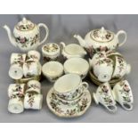 WEDGWOOD 'HATHAWAY ROSE' TEA & OTHER WARE - approximately fifty three pieces